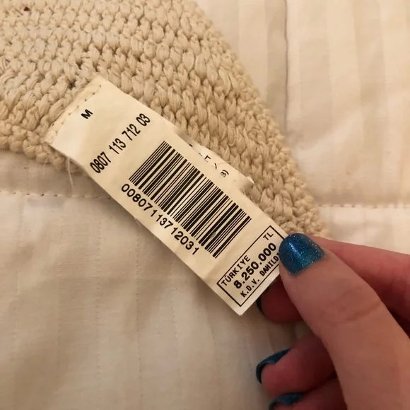 🌸Zara Macrame Crochet Crop Halter Top With Flower Detail☀️ - Picture 4 of 6